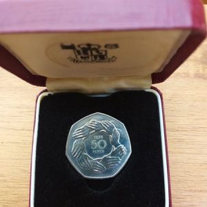Engeland 50 Pence 1973 “Britse Inzending E.E.G."