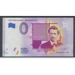 Nederland 0 Eurobiljet 2020 “Kunstschilder Piet Mondriaan"