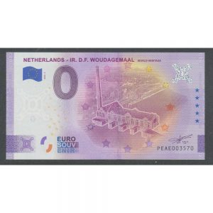 Nederland 0 Eurobiljet 2020 “Ir. D.F. Woudagemaal in Lemmer"