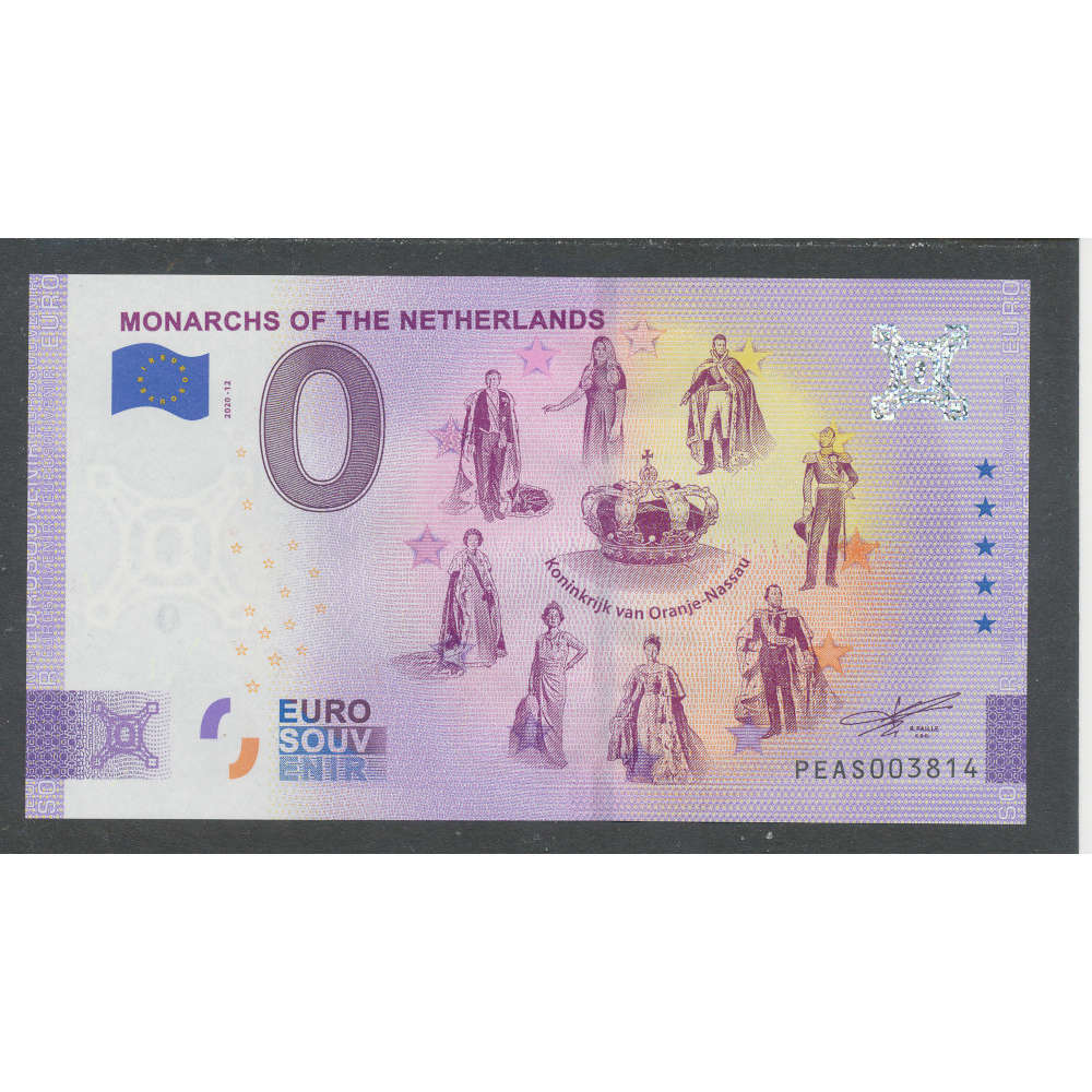 Nederland 0 Eurobiljet 2020 “Vorsten van Nederland"