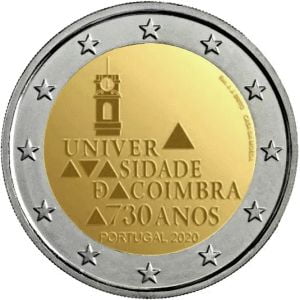 Portugal 2 Euromunt 2020 “Universiteit van Coimbra"