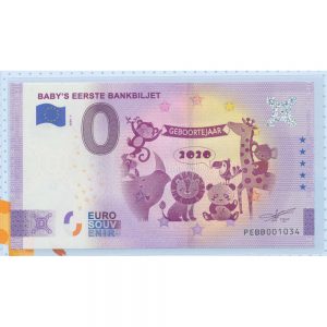 Nederland 0 Eurobiljet 2020 “Geboorte Jongen in Geschenkverpakking”