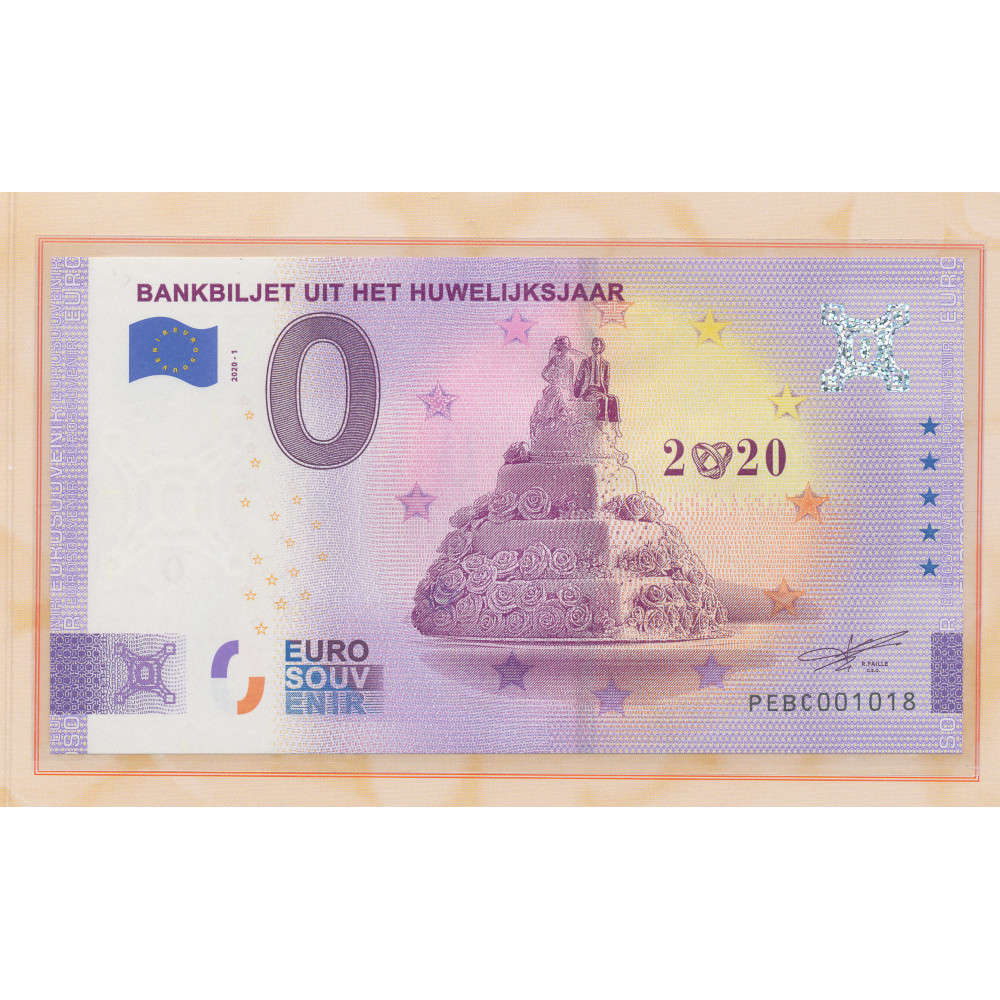 Nederland 0 Eurobiljet 2020 “Huwelijk in Geschenkverpakking"