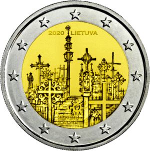 Litouwen 2 Euromunt 2020 “Bedevaartsoord De Heuvel der Kruisen"