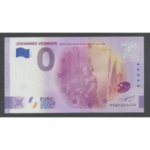 Nederland 0 Eurobiljet 2021″Kunstschilder Johannes Vermeer”