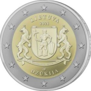 Litouwen 2 Euromunt 2021 “Wapen van Dzukija"