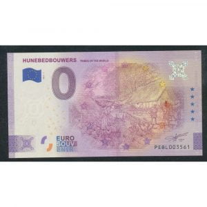 Nederland 0 Eurobiljet 2021 "De Hunebedbouwers"