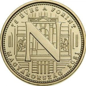 Hongarije 5 Forint 2021 “75 jaar bestaat de Forint”Letter N