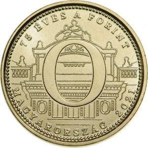 Hongarije 5 Forint 2021 “75 jaar bestaat de Forint”Letter O