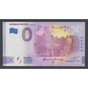 Nederland 0 Eurobiljet 2021 ″Herman Brood Schilderij Gold Jive”