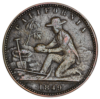 Verenigde Staten Speelpenning 1849 "Gold Rush"