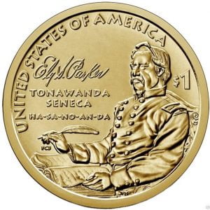 Verenigde Staten 1 Dollar 2022 “Ely S. Parker Diplomaat en Tolk”Letter P