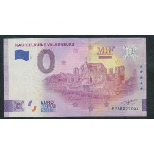 Nederland 0 Eurobiljet 2022 ″Kasteel Ruïne Valkenburg"