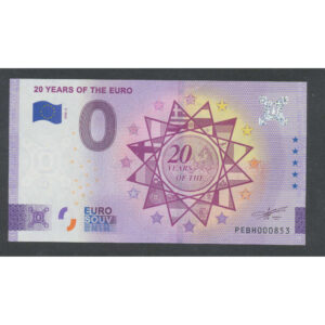 Nederland 0 Eurobiljet 2022 “20 jaar Euro"