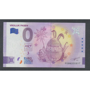 Nederland 0 Eurobiljet 2022 ″Vrolijk Pasen"