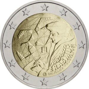 Finland 2 Euromunt 2022 “35 jaar Theoloog Erasmus”