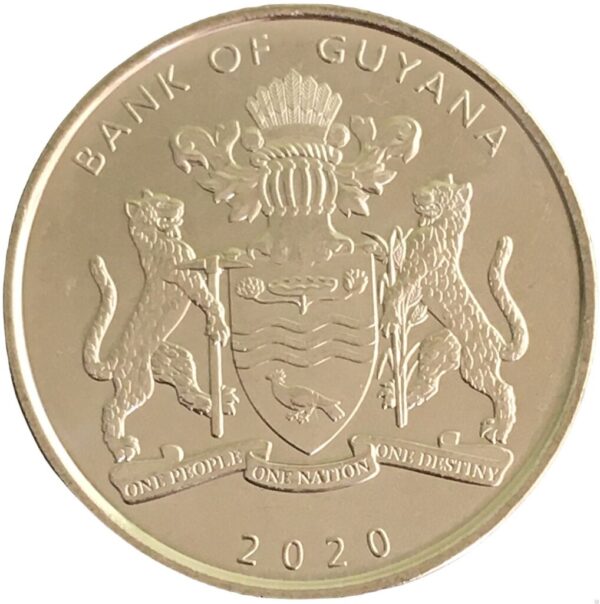 Guyana 100 Guyanese Dollar 2020 "50 jaar Republiek" - Afbeelding 2
