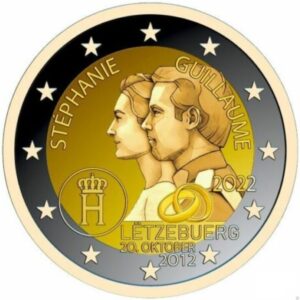 Luxemburg 2 Euromunt 2022 “10 jaar Huwelijk"