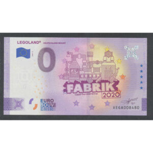 Duitsland 0 Eurobiljet 2020 ”Legoland De Fabriek”