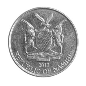 Namibië 5 Cent 2012 “Afbeelding 2 Bokken”