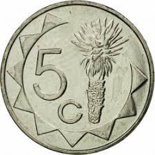 Namibië 5 Cent 2012 “Afbeelding 2 Bokken” - Afbeelding 2