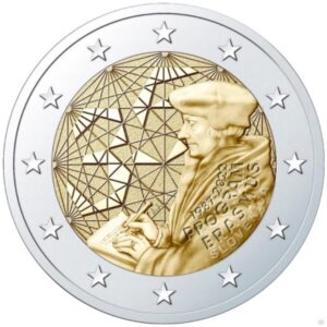 Slovenië 2 Euromunt 2022 “35 jaar Theoloog Erasmus”