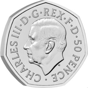 Engeland 50 Pence 2022 “Koning Charles III"