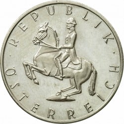 Oostenrijk 1970 5 Schilling “Paard met Ruiter"