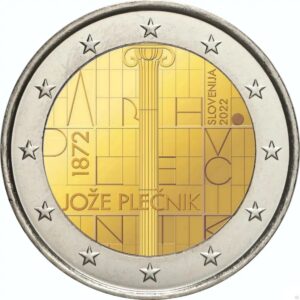 Slovenië 2 Euromunt 2022 “Architect Jože Plečnik"