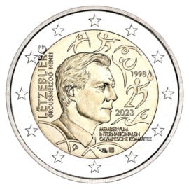Luxemburg 2 Euromunt 2023 “Olympische Comité"
