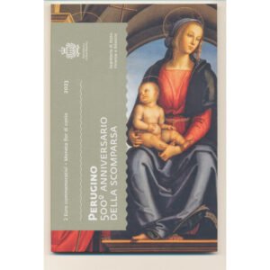 San Marino Blister 2 Euro 2023 “Kunstschilder Pietro Perugino"