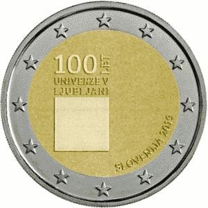 Slovenië 2 Euromunt 2019 "100 jaar Universiteit van Ljubljana"