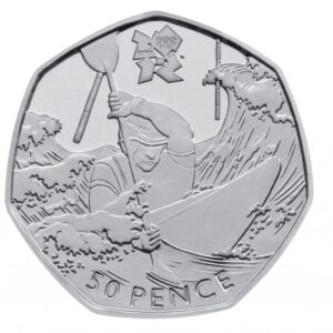 Engeland 50 Pence 2011 “Sport Kanovaren”