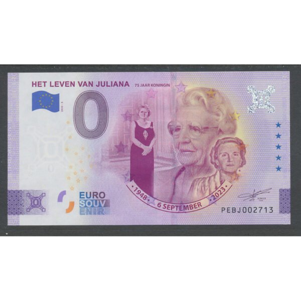 Nederland 0 Eurobiljet 2023 ″Koningin Juliana"