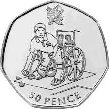 Engeland 50 Pence 2011 “Sport Boccia”