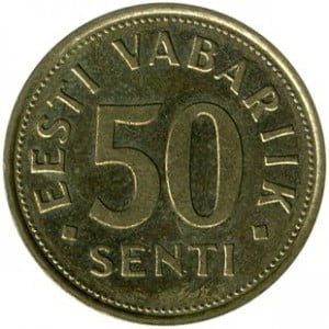 Estland 50 Centi 2004 “Circulatie munt”