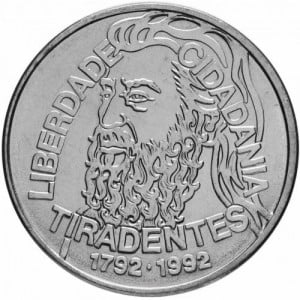 Brazilië 5000 Cruzeiros 1992 “Dood van Tiradentes"