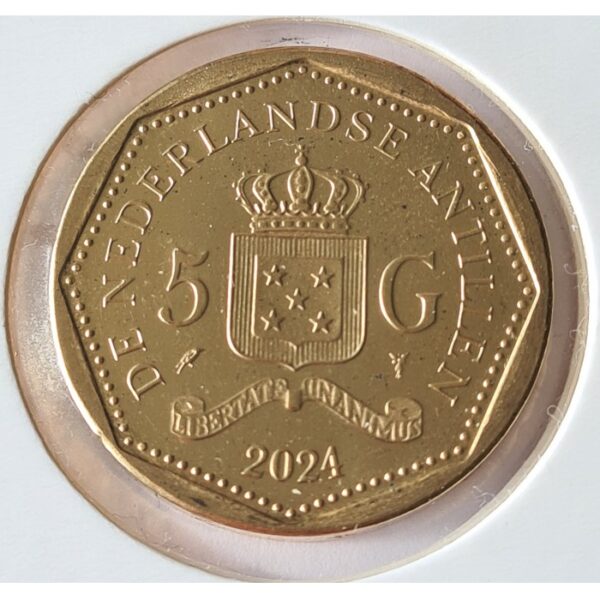 Ned.Antillen 2024 5 Gulden “Vaarwel de Gulden" - Afbeelding 2