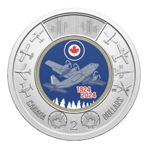 Canada 2 Dollar 2024 “Royal Canadian Air Force”Gekleurd