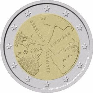 Finland 2 Euromunt 2024 “Finse Architectuur"
