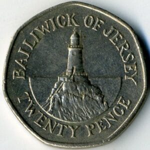 Jersey 20 Pence 1983 “Vuurtoren"