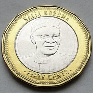 Sierra Leone 50 Cents 2022 “Salia Koroma"