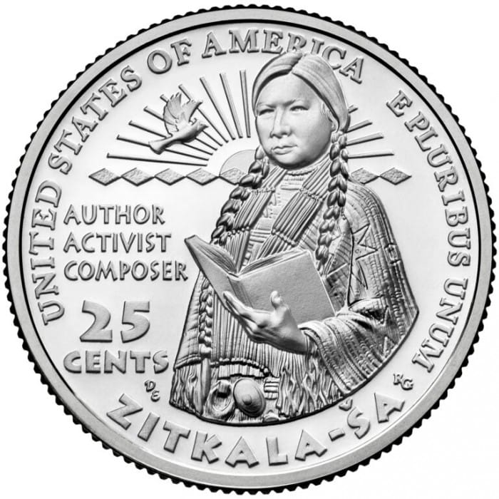 Verenigde Staten USA Quarter 2024 “Zitkála-Šá"Letter D