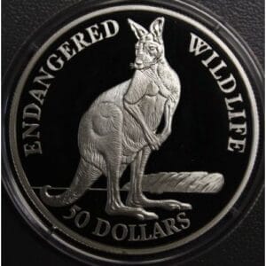 Cook Eilanden 50 Dollar 1991 “Kangoeroe"