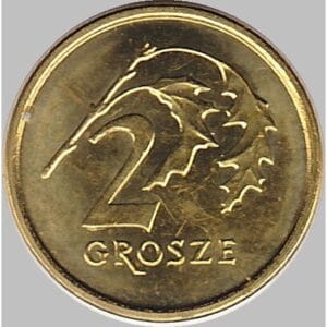 Polen 2 Grosze 2023 “Eikenbladeren”