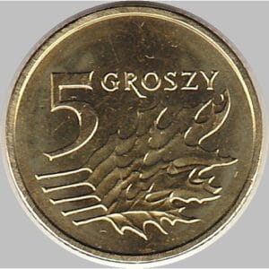 Polen 5 Groszy 2023 “Eikenbladeren”