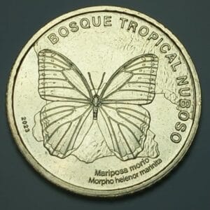 Costa Rica 50 Colonnes 2023 “Tropisch Nevelwoud met Vlinder"