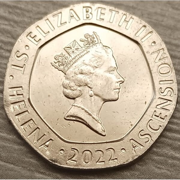 Sint Helena en Ascension 20 Pence 2022 "Bloemen" - Afbeelding 2
