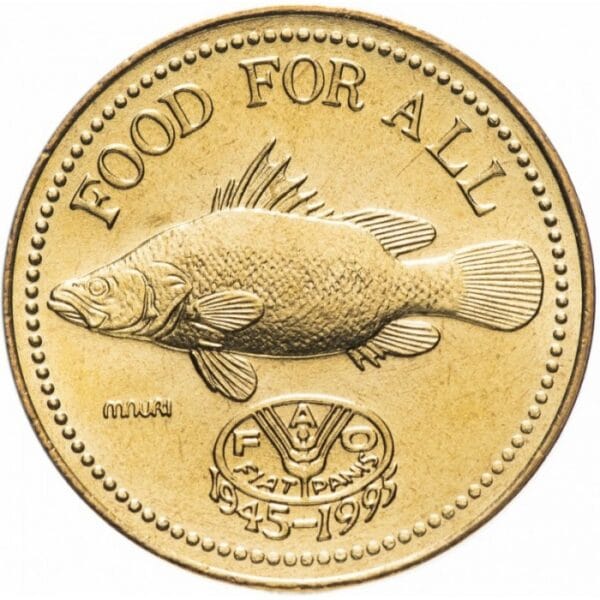 Uganda 200 Shillings 1995 “50 jaar FAO"