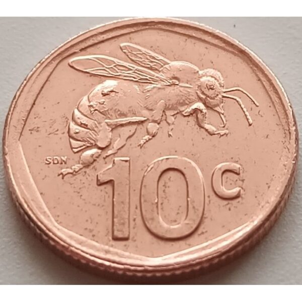 Zuid-Afrika 10 Cent 2023 “De Bij"